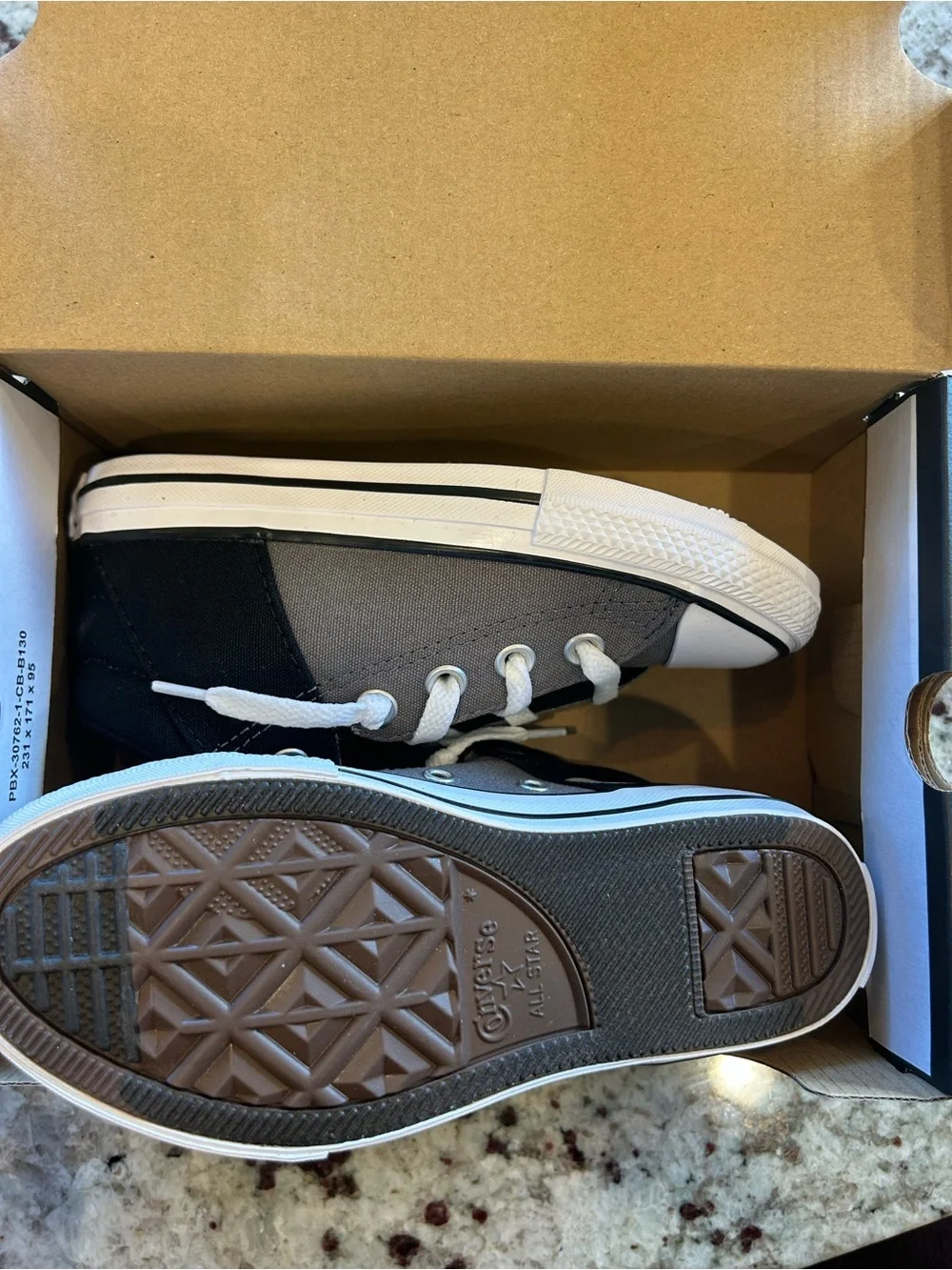 Converse Black High Top Youth Sneakers